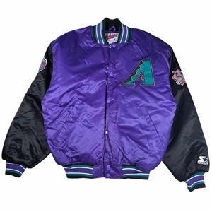 Vintage LG Diamond Collection by Starter Arizona Diamondbacks Jacket MLB '98 - Picture 1 of 15