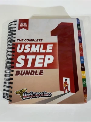 MedSchoolBro The Complete USMLE Step Bundle 2025 Edition Book - Image 1 of 4