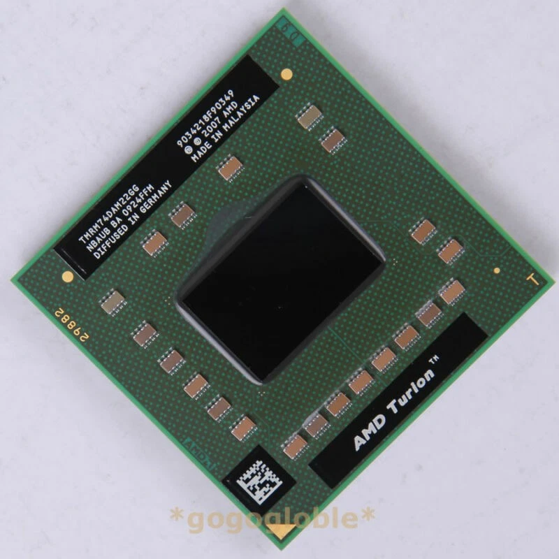 Working AMD Turion X2 RM-74 2.2 GHz TMRM74DAM22GG 1800 MHz CPU Processor - Image 1 of 1