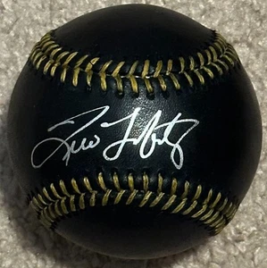 TINO MARTINEZ SIGNED OFFICIAL MLB BLACK BASEBALL (WORLD SERIES) ~PSA/DNA COA - Picture 1 of 4