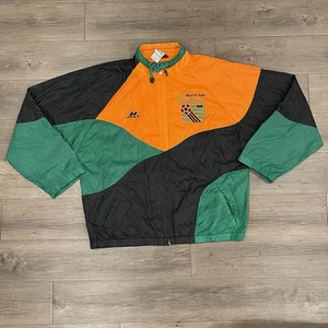 Apex World Cup Ireland 94 Windbreaker Full Zip Jacket Color Block Size Large - Picture 1 of 13