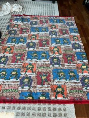 Manta de colección Teenage Mutant Ninja Turtles-via rage (década de 1990)  Foto 1 de 4