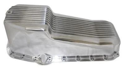 Bandeja de aceite de aluminio pulido Racing Power Company R8442 para bloque pequeño Foto 1 de 4