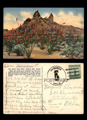 Mayfairstamps США 1912 McQueen к Stillwater горные растения открытка aau_87647 - Изображение 1 из 2