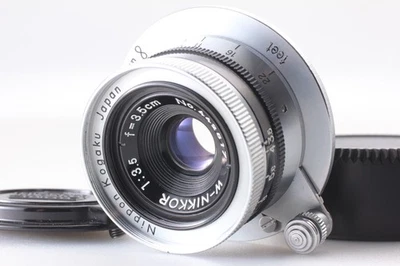 Rare Black Belt [MINT] Nikon W-NIKKOR 3.5cm 35mm f/3.5 Lens Leica L39 LTM JAPAN - Image 1 of 4