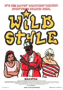 WILD STYLE:Fab 5 Freddy- Original Japanese Mini Poster Chirashi A - Picture 1 of 2