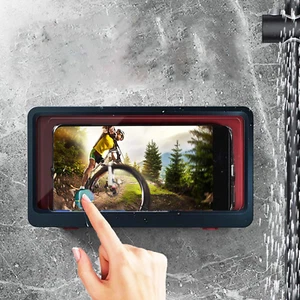 Shower Phone Holder Waterproof Wall Mount Shower TV Case HD Anti-Fog Mirror Phon - Picture 1 of 7