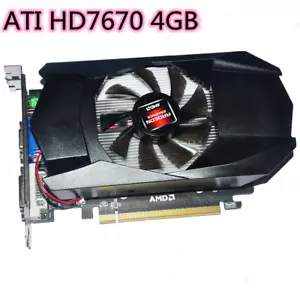 New AMD radeon 7670 4GB ddr5 PCI-E graphics card DVI HDMI VGA - Picture 1 of 3