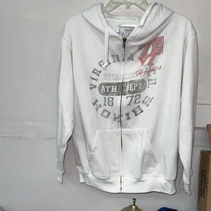 Vintage Virginia Tech Hokies Hoodie Women’s Large Full Zip Collegiate - Picture 1 of 13