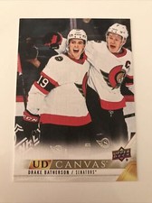 NHL Card,Drake Batherson,UD Canvas,UD1 2022-23,Ottawa