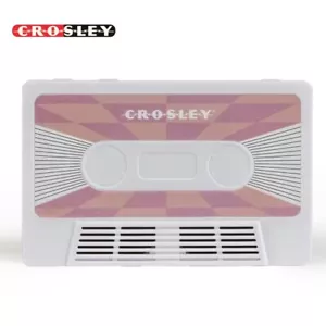 Crosley CR3045WH-CH Cassette Tape Portable Bluetooth Speaker - Pink Checkered - Picture 1 of 5
