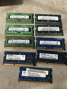 18GB (9x 2GB) RAMS - HYNIX, ELPIDA, SAMSUNG,KINGSTON NANYA 10600S LAPTOP MEMORY - Picture 1 of 2