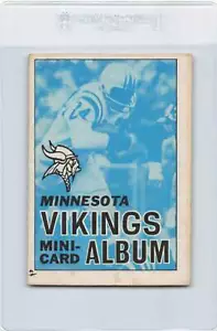 1969 Topps Mini-Album Inserts #9 Minnesota Vikings EX *16 - Picture 1 of 2