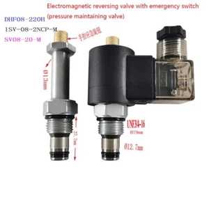 Hydraulic Threaded Cartridge Solenoid Valve 2 Way Normally Closed DHF08-220H - Picture 1 of 5