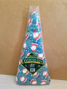 NEW Vintage Poly-tex Hallmark Christmas Tree Skirt or Table Cover 52" Diameter - Bild 1 von 2