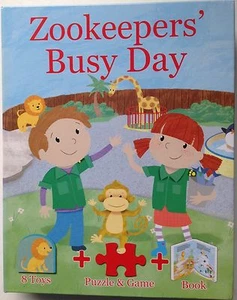 Tierpfleger Busy Day Buch und Spiel - Bild 1 von 2