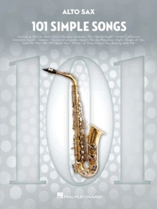 101 Simple Songs for Alto Sax Sheet Music Book NEW 001206379 - Picture 1 of 1