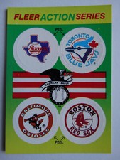 1990 Fleer Baseball Team Stickers Baseball Cards Complete Your Set You U Pick