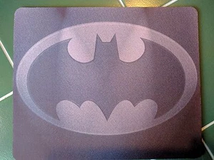BATMAN LOGO dunkel! DC Comics!! Anti-Rutsch COMPUTER MAUSPAD 9 x 7 Zoll - Bild 1 von 5