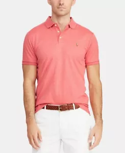 Polo Ralph Lauren Herren Poloshirt Baumwolle Slim Fit Highland Rose Rosa Größe S - Bild 1 von 4