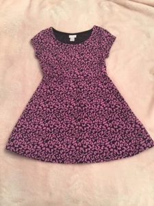 Xhilaration Cheetah Print Purple Dress Size 5/6 Easter Spring Summer School Play - Picture 1 of 4