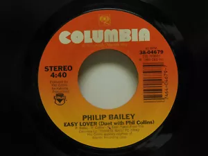 PHILIP BAILEY w/ PHIL COLLINS: Easy Lover / Woman, 45 RPM, VG+ (E3) - Picture 1 of 2
