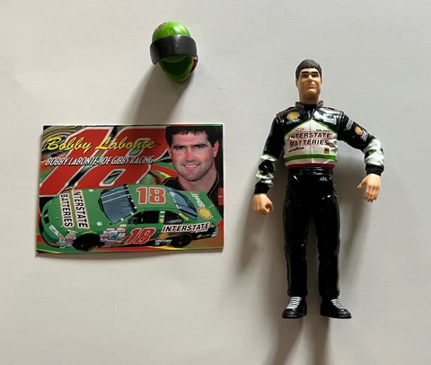 1998 Nascar Superstars Of Racing 5" Figure BOBBY LABONTE. Opened Cover