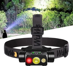 HD50 4000 Lumens LED Headlamp with Red Light,90Cri 5000K 6-Light Modes Magnetic - Picture 1 of 8