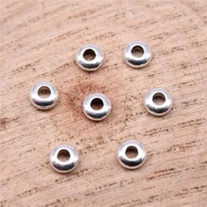 1000 Pcs Tibetan Silver Spacer Loose Beads 5x5x2MM DIY Jewelry Making C14832 - Picture 1 of 3