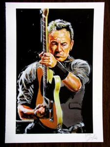 Kunst Druck Grafik MUSIK-LEGENDEN Bild handsigniert, limitiert, nummeriert - Picture 1 of 2