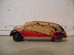 #1066#----VTG TOY CAR The Sun rubber co. 2dr. 1930 22838281 4in long - Picture 1 of 6
