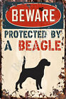Beware of Rooster Retro Metal Tin Signs Vintage Hanging Art Wall Decor Poster