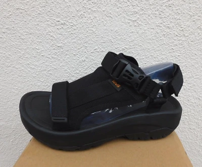 TEVA BLACK HURRICANE AMPSOLE VOLT PLATFORM SANDALS, WOMEN US 8/ MEN US 6  ~NIB - Image 1 of 4