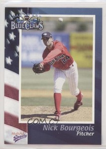 2003 Multi-Ad Sports Lakewood BlueClaws Nick Bourgeois #3