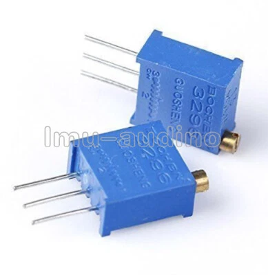 10pcs 3296 W 10K ohm Trim Pot Trimmer Potentiometer Type 3296W-103 For Arduino - Bild 1 von 4