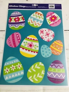 HUEVOS DE PASCUA decorativos para ventana de pascua coloridos pastel - Imagen 1 de 2