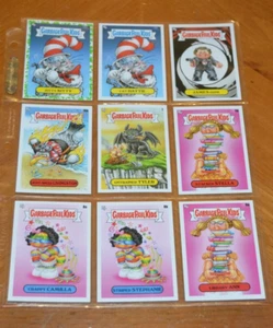 GARBAGE PAIL KIDS FULL SHEET PAGE GROSS ADAPTATIONS VARIANTS & CHASE CARDS LOT B - Picture 1 of 4