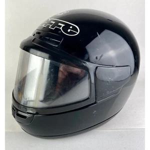 Bieffe Full Face Snowmobile Motorcycle Helmet Size X-Small GP-1400 Italy Black - Picture 1 of 8