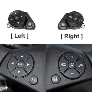Car Steering Wheel Switch Buttons For Mercedes W204 W212 X204 W207 C/E/GLK-CLass - Picture 1 of 6