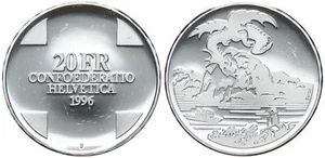 20 Francs 1996 - Landscapes Of Switzerland - Dragon Almost Uncirculated 70980 - Picture 1 of 1