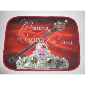 FESTA DELLA MAMMA TOVAGLIETTA AMERICANA IN TESSUTO GADGET IDEA REGALO - Imagen 1 de 1