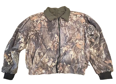 Browning мужской L двусторонний камуфляж флис охотничья куртка коричневый Тайвань сделано - Изображение 1 из 4