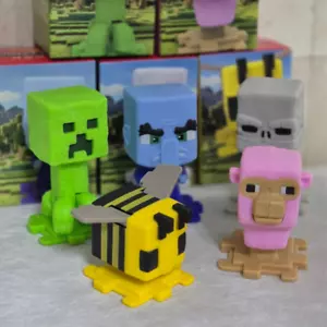 5 PCS McDONALD'S Happy Meal Toys MINECRAFT Figure / New - Picture 1 of 11