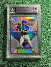 1995 Bowman's Best Refractor 164 Mike Sweeney BGS 8.5 NM MT + Royals