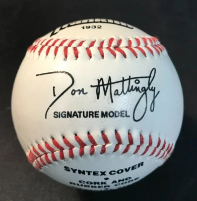 Don Mattingly Signature Model Franklin Souvenir Collectible Baseball NEW - Image 1 of 4
