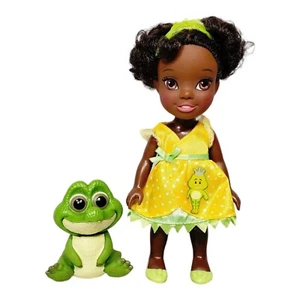 Disney Petite Dolls Lot Princess Tiana 6 Inch Doll HTF Complete Jakks Pacific - Picture 1 of 8