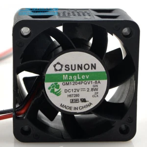 SUNON GM1204PQV1-8A Cooling Fans DC 12V 0.24A 3PIN 4028 Maglev Fan 40x40x28mm - Picture 1 of 6