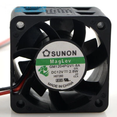 SUNON GM1204PQV1-8A Cooling Fans DC 12V 0.24A 3PIN 4028 Maglev Fan 40x40x28mm - Image 1 of 4
