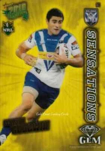 2010 Select NRL Champions Sensations Gem Card BRYSON GOODWIN S4 BULLDOGS - Picture 1 of 1
