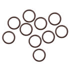 Fluorine Rubber O Rings, 28mm OD, 21.8mm ID 3.1mm Width, Seal Gasket Brown 10Pcs